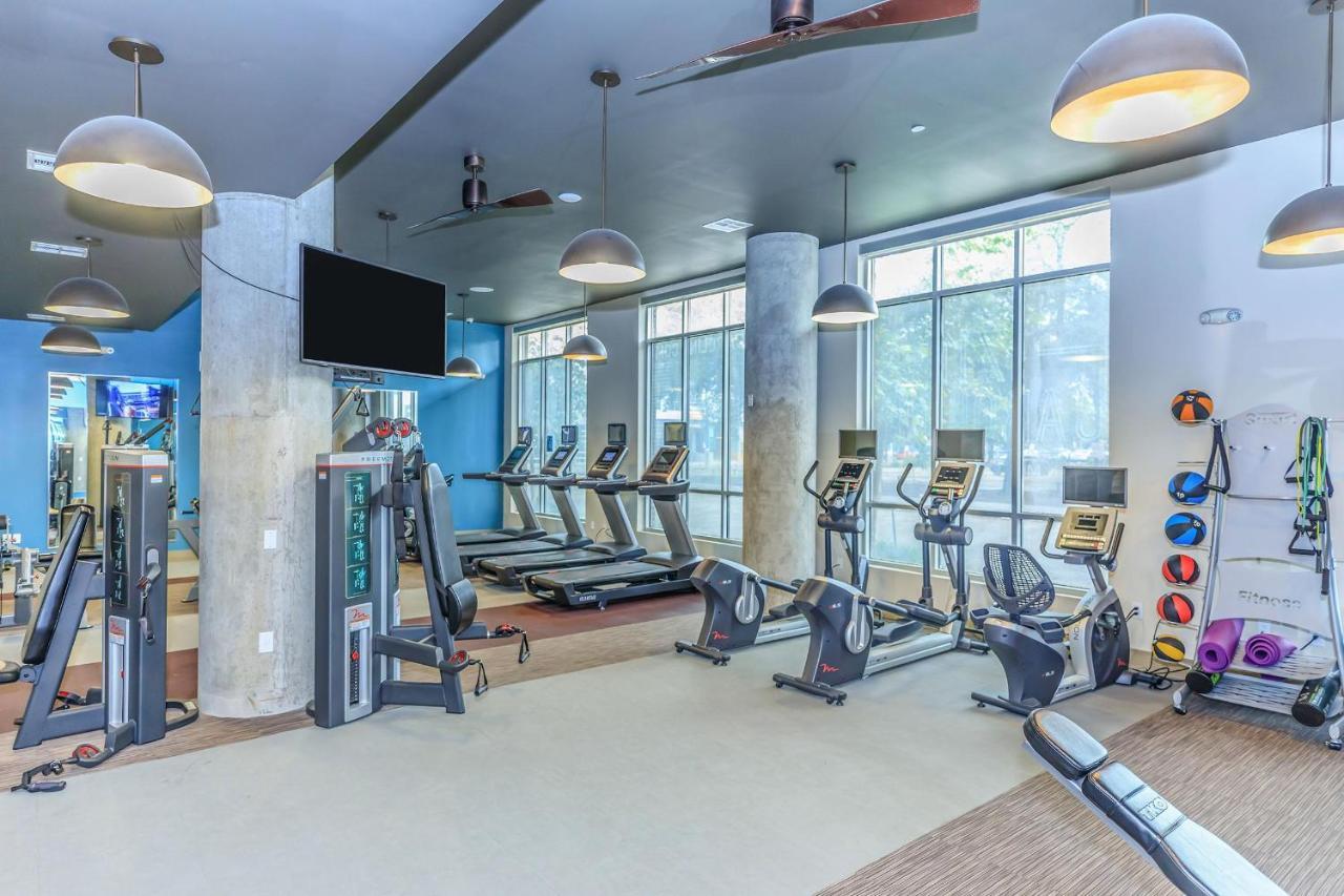 Penthouse Cool-Oasis-In-Houston-Rental Car Available-View-Great-Sleep Exteriör bild
